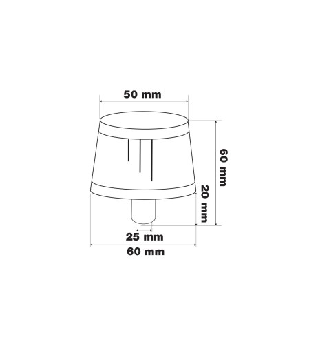 Mini filtro Aria conico auto Universale FSR 3X
