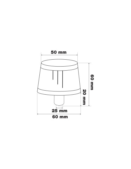 Mini filtro Aria conico auto Universale FSR 3X