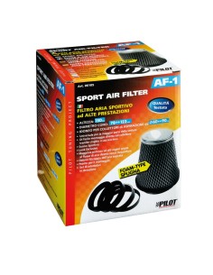 Filtro aria conico sportivo in spugna 60 90mm 2