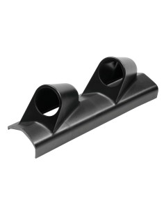Portastrumento montante auto 2 fori 2 52mm nero sinistro