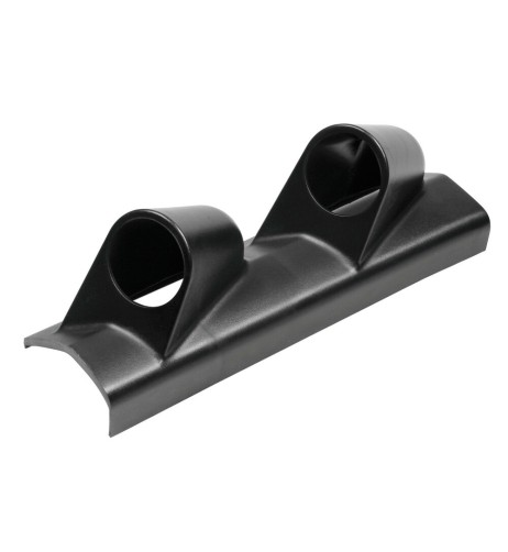 Portastrumento montante auto 2 fori 2 52mm nero sinistro
