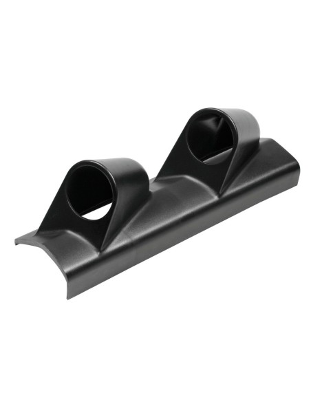 Portastrumento montante auto 2 fori 2 52mm nero sinistro
