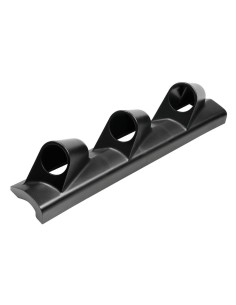 Portastrumento montante auto 3 fori 2 52mm nero sinistro