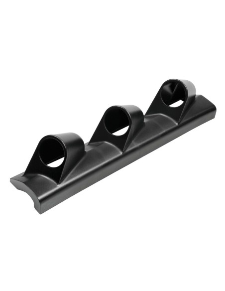 Portastrumento montante auto 3 fori 2 52mm nero sinistro