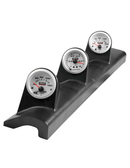 Portastrumento montante auto 3 fori 2 52mm nero sinistro