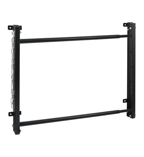 Mensola portaruote da parete garage telescopica 90 130cm