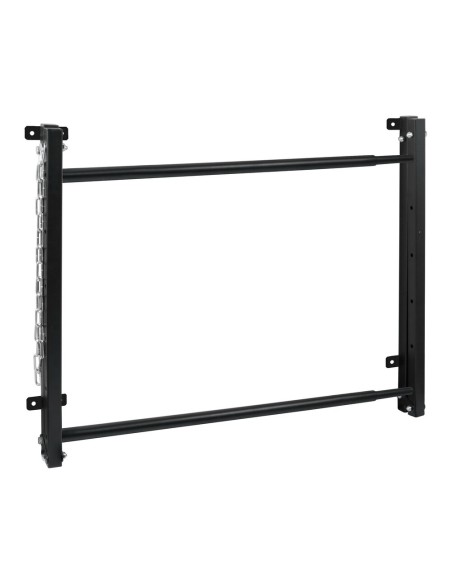 Mensola portaruote da parete garage telescopica 90 130cm