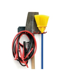 Organizer multiuso per garage porta attrezzi porta scope porta cavi 2