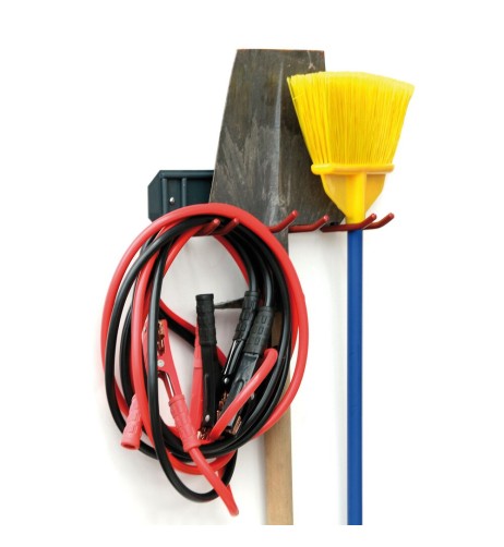 Organizer multiuso per garage porta attrezzi porta scope porta cavi