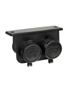 Doppia presa accendisigari 12 24V impermeabile da superficie