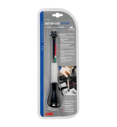 Densimetro tester pesa acido per batterie