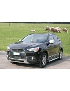Pedane laterali S50 stondate alluminio Mitsubishi ASX 2010 2019 2