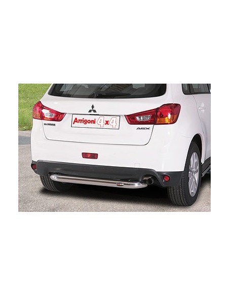Tubo di protezione posteriore acciaio inox lucido 70mm Mitsubishi ASX 2010 