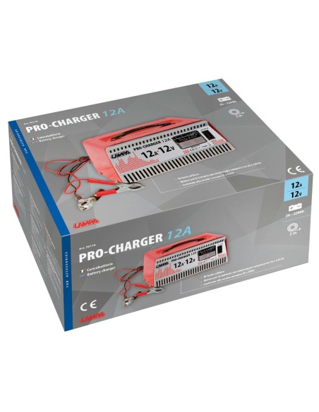 Caricabatteria elettronico 12V professionale 220Ah