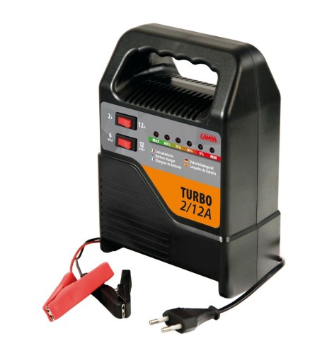 Caricabatteria Turbo auto moto 6V 12V 220Ah