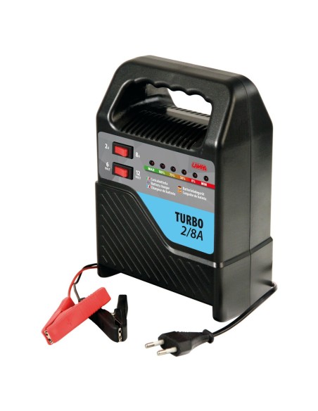 Caricabatteria Turbo auto moto 2 8A 6 12V