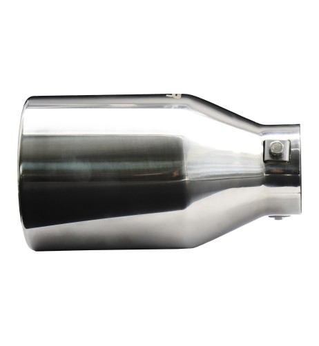 Terminale scarico universale inox singolo 44 68mm TRX 99