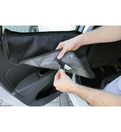 Coppia di protezioni animali per portiere posteriori auto