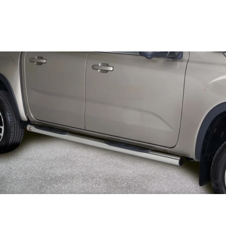 Pedane laterali acciaio inox lucido 70mm Volkswagen Amarok dal 2023