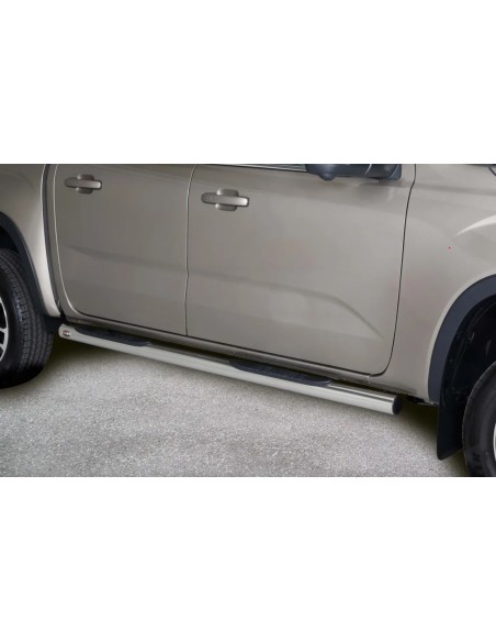 Pedane laterali acciaio inox lucido 70mm Volkswagen Amarok dal 2023