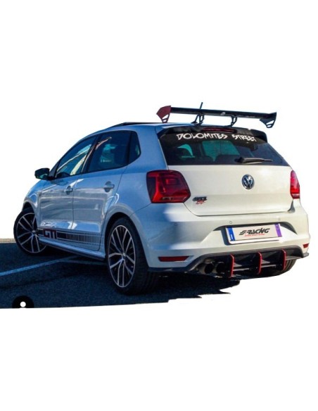 Alettone da tetto spoiler ala singola Simoni Racing Mistral alluminio 110cm