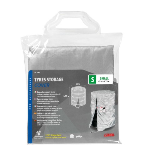 Copertura porta 4 ruote e pneumatici Tg S D56xH77cm