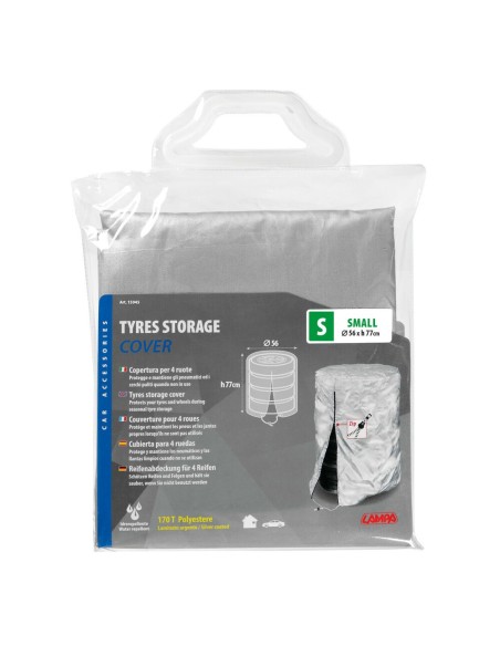 Copertura porta 4 ruote e pneumatici Tg S D56xH77cm