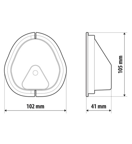 Kit 1 Serratura aggiuntiva per porte veicoli commerciali