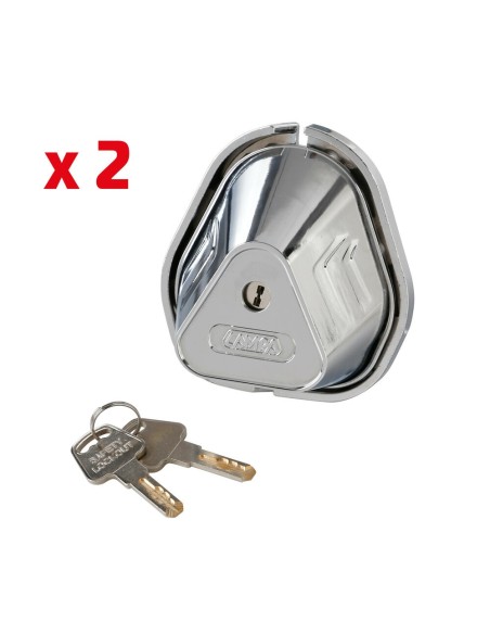 Kit 2 Serrature aggiuntive per porte veicoli commerciali