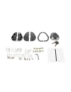 Kit 2 Serrature aggiuntive per porte veicoli commerciali 2