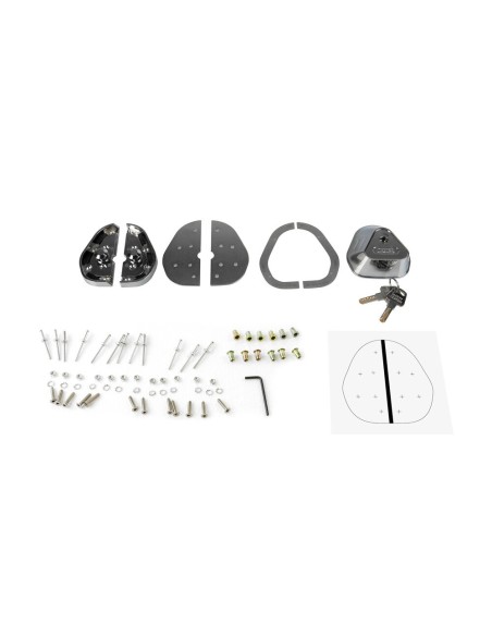 Kit 2 Serrature aggiuntive per porte veicoli commerciali