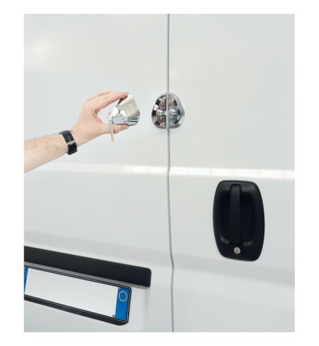 Kit 2 Serrature aggiuntive per porte veicoli commerciali