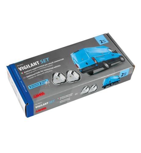 Kit 2 Serrature aggiuntive per porte veicoli commerciali