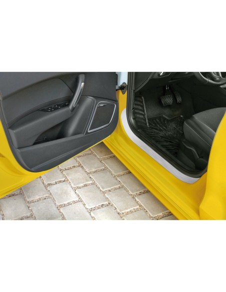 Super pellicola protettiva adesiva carrozzeria Alluminio spazzolato 8x500cm