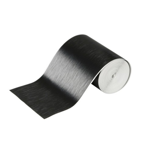 Super pellicola protettiva adesiva carrozzeria Nero spazzolato 8x500cm