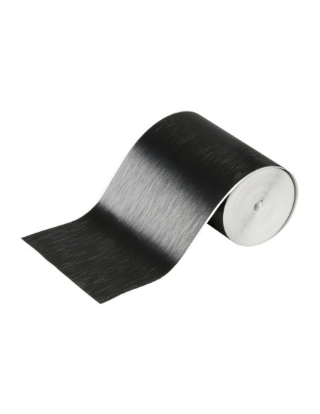 Super pellicola protettiva adesiva carrozzeria Nero spazzolato 8x500cm
