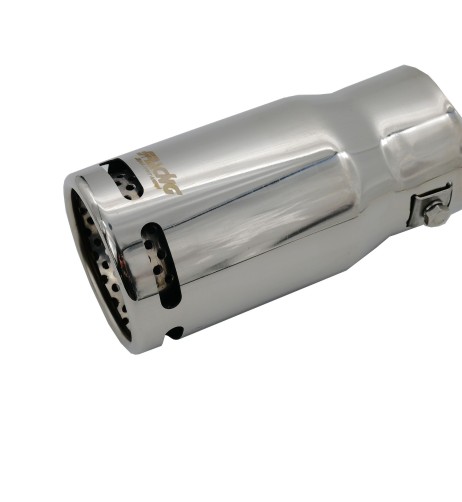 Terminale scarico universale inox singolo 41 64mm TRX 104