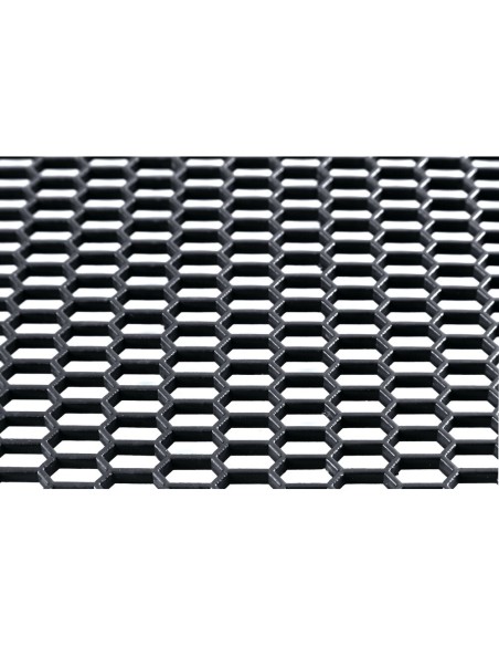 Griglia sportiva rete 120x40 maglia esagonale 15x35mm Polimero nero