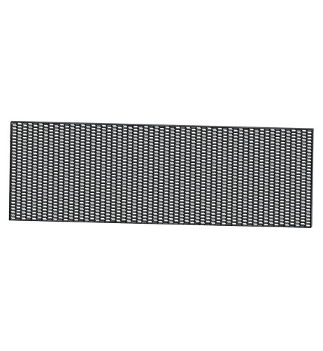 Griglia sportiva rete 120x40 maglia esagonale 15x35mm Polimero nero