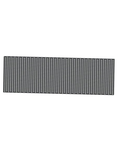 Griglia sportiva rete 120x40 maglia esagonale 15x35mm Polimero nero