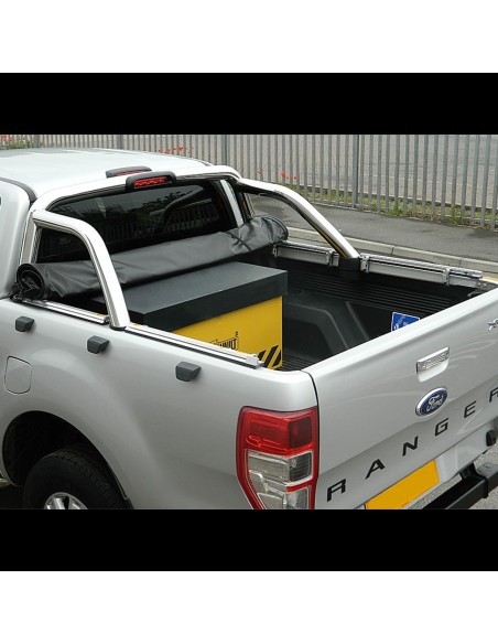 Soft Lid telo per roll bar copertura cassone Ford Ranger Double Cab 2012 20