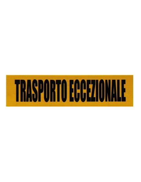 Pannello catarifrangente trasporto eccezionale 600x150mm