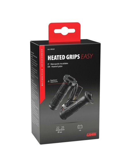 Manopole moto riscaldate 12V con 4 regolazioni di temperatura