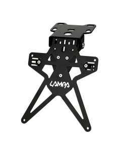 Portatarga moto Evo 2 con altezza ed inclinazione regolabili