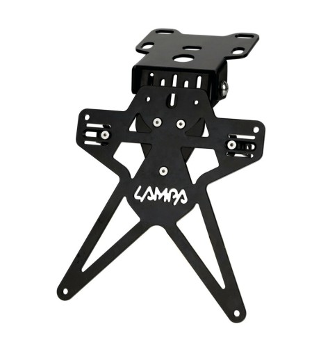 Portatarga moto Evo 2 con altezza ed inclinazione regolabili