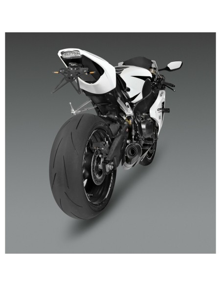 Portatarga moto Evo 5 con altezza ed inclinazione regolabili