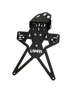 Portatarga moto Evo 6 con altezza ed inclinazione regolabili