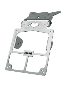 Portatarga alluminio moto universale regolabile