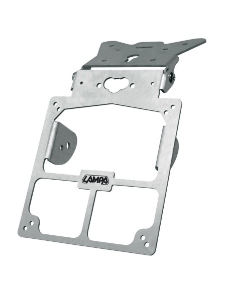 Portatarga alluminio moto universale regolabile