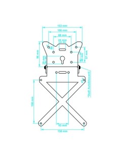 Portatarga alluminio anodizzato moto universale 2